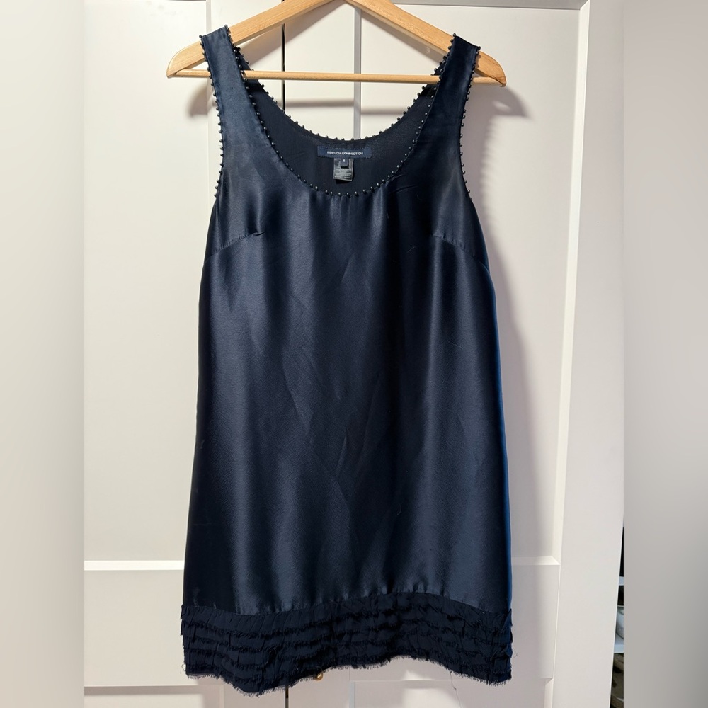 French Connection Blue Sleeveless Camisole Top